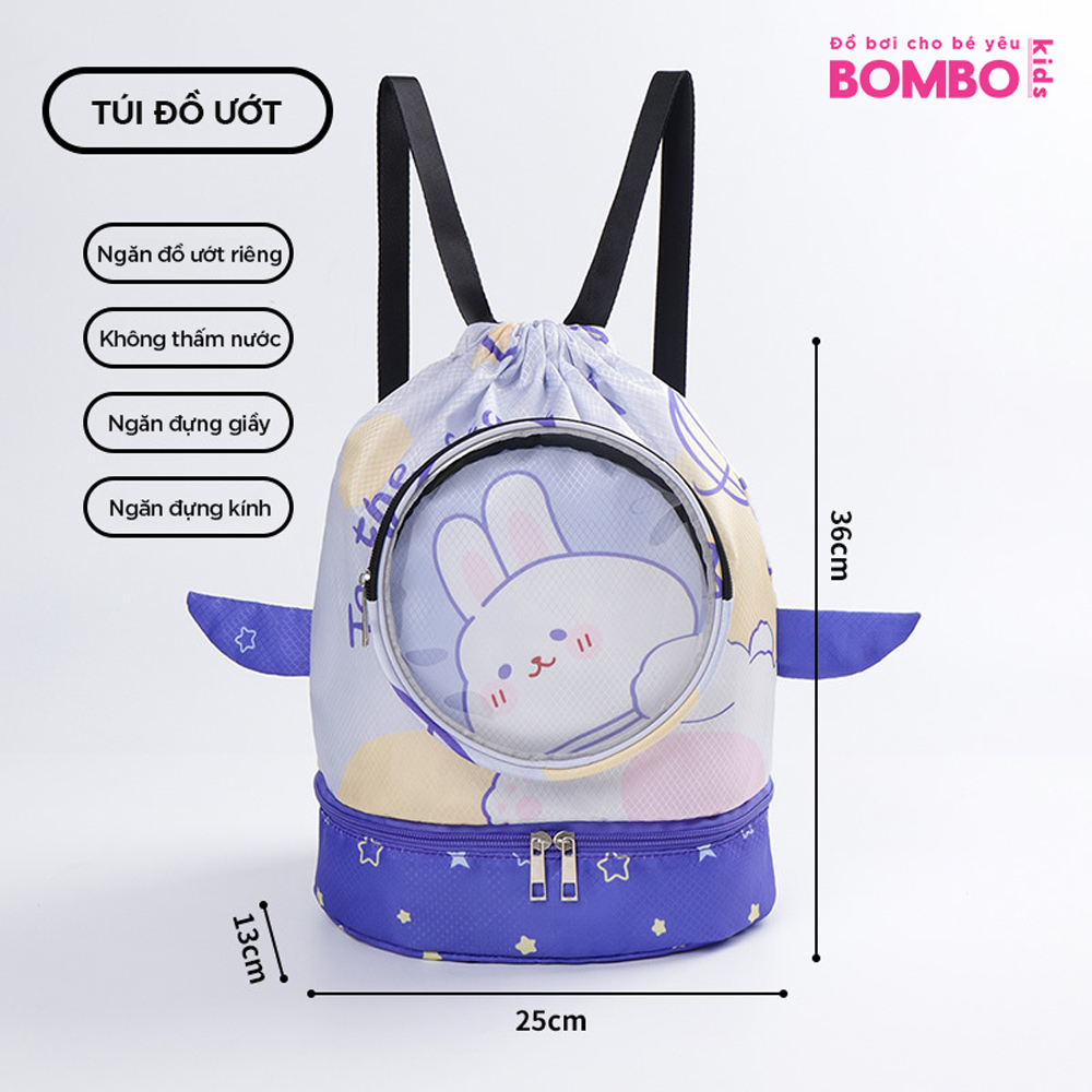 Túi đựng đồ bơi trẻ em Balo Túi Shishi 4 ngăn