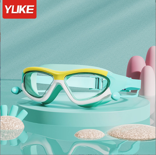 Kính Bơi Trẻ Em Yuke Kèm Bịt Tai Chống Nước Chống Sương Mù phù hợp cho bé từ 1-10 tuổi