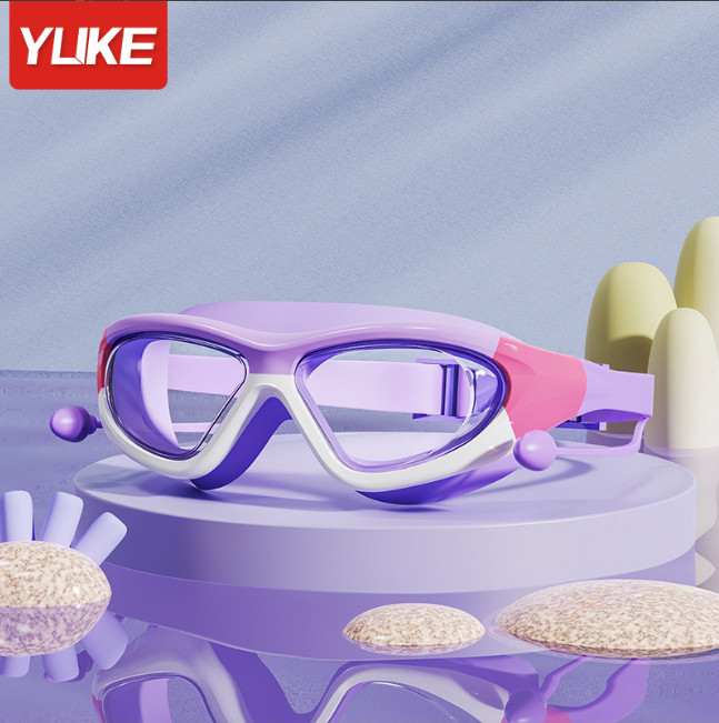 Kính Bơi Trẻ Em Yuke Kèm Bịt Tai Chống Nước Chống Sương Mù phù hợp cho bé từ 1-10 tuổi
