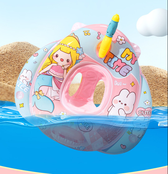 Phao bơi xỏ chân cho bé tặng kèm súng bắn nước vui nhộn