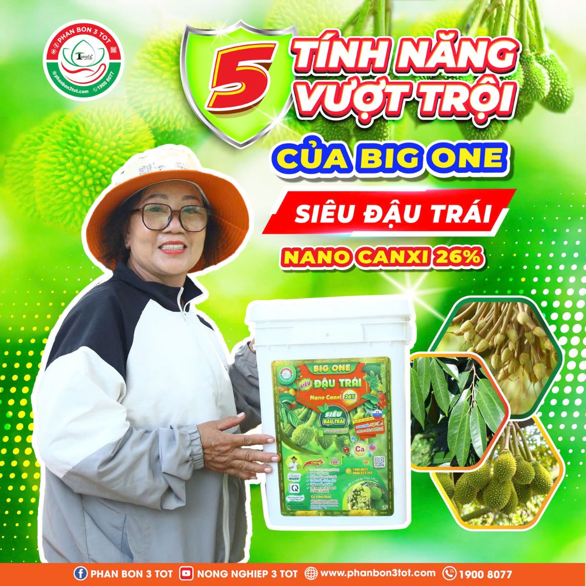 5 TÍNH NĂNG VƯỢT TRỘI CỦA BIG ONE SIÊU ĐẬU TRÁI NANO CANXI 26% 5 TÍNH NĂNG VƯỢT TRỘI CỦA BIG ONE SIÊU ĐẬU TRÁI NANO CANXI 26%