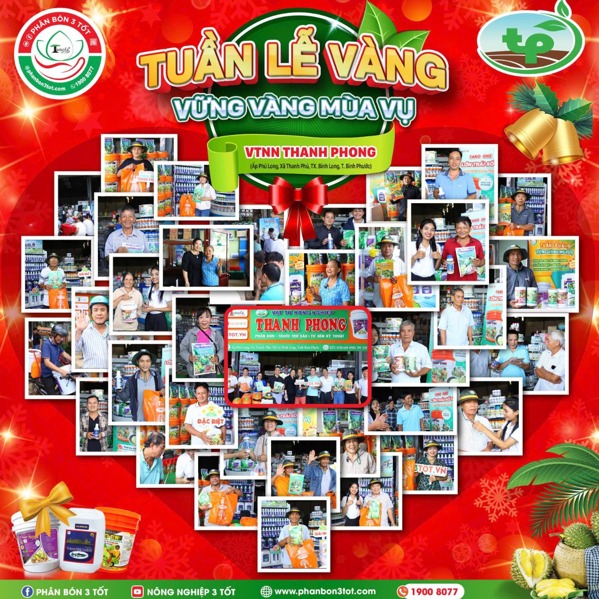 TUẦN LỄ VÀNG - BÍ KÍP NHÀ VƯỜN BÌNH PHƯỚC THẮNG LỚN VỤ MÙA 2024! TUẦN LỄ VÀNG - BÍ KÍP NHÀ VƯỜN BÌNH PHƯỚC THẮNG LỚN VỤ MÙA 2024!
