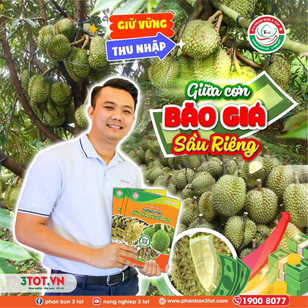 GIỮA CƠN BÃO GIÁ SẦU RIÊNG: LÀM THẾ NÀO ĐỂ GIỮ VỮNG THU NHẬP? GIỮA CƠN BÃO GIÁ SẦU RIÊNG: LÀM THẾ NÀO ĐỂ GIỮ VỮNG THU NHẬP?