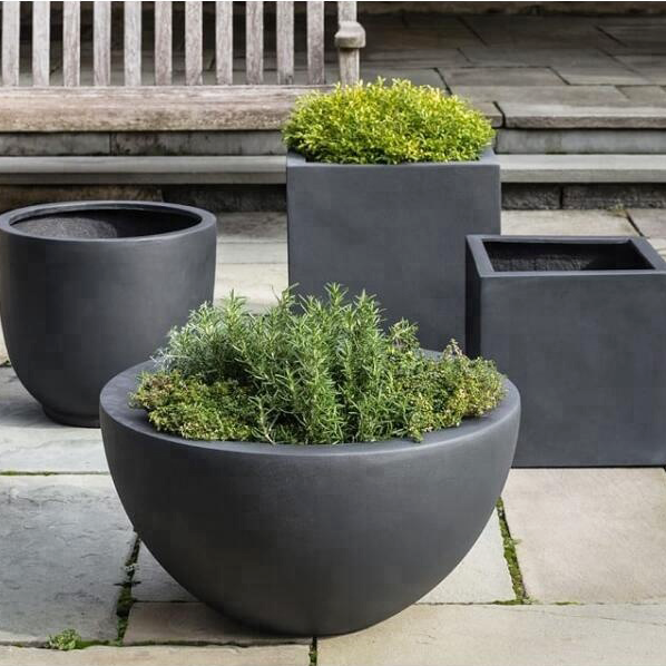 FIBERGLASS POTS AND PLANTERS