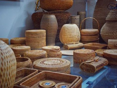 Đỉnh cao nghệ thuật đan mây tre ở Việt Nam