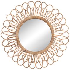 Vietnam Natural Rattan Mirror