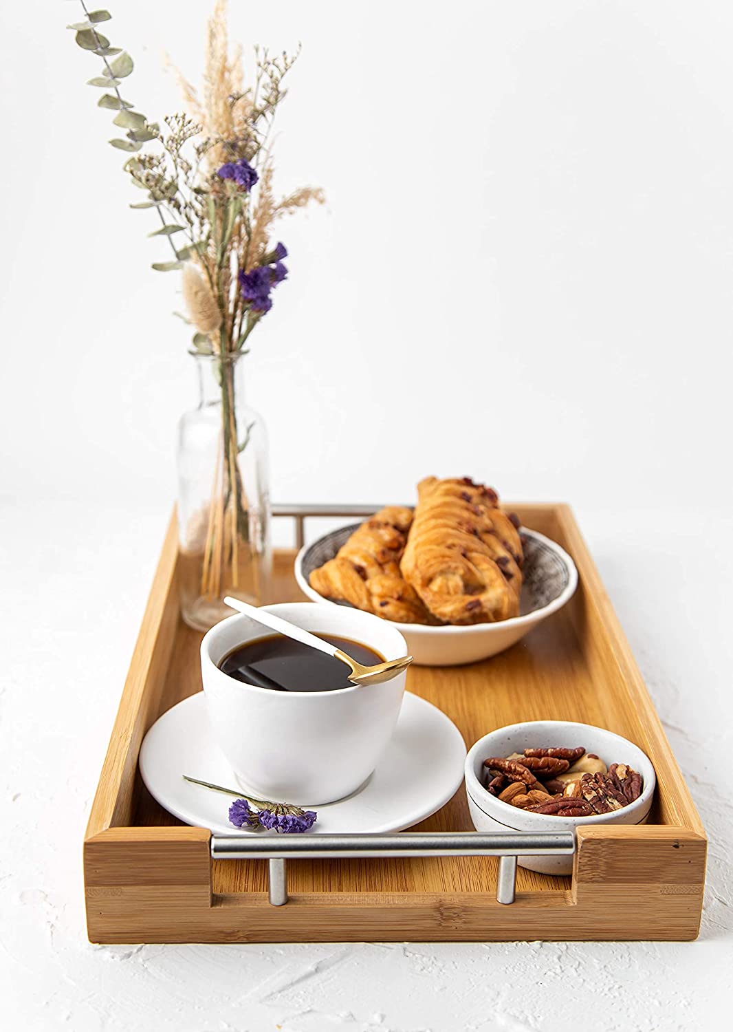 Hot Selling Cheap Custom Promotional Durable Round Custom Bamboo Tray Serving Tray