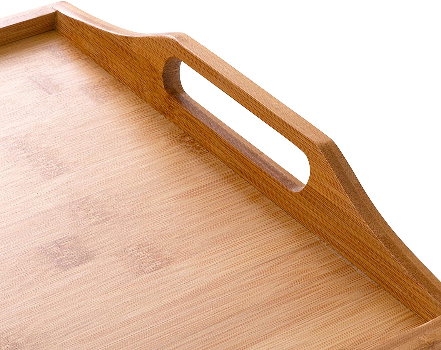 Traditional Chinese Style and Bamboo Material serving tray with handles