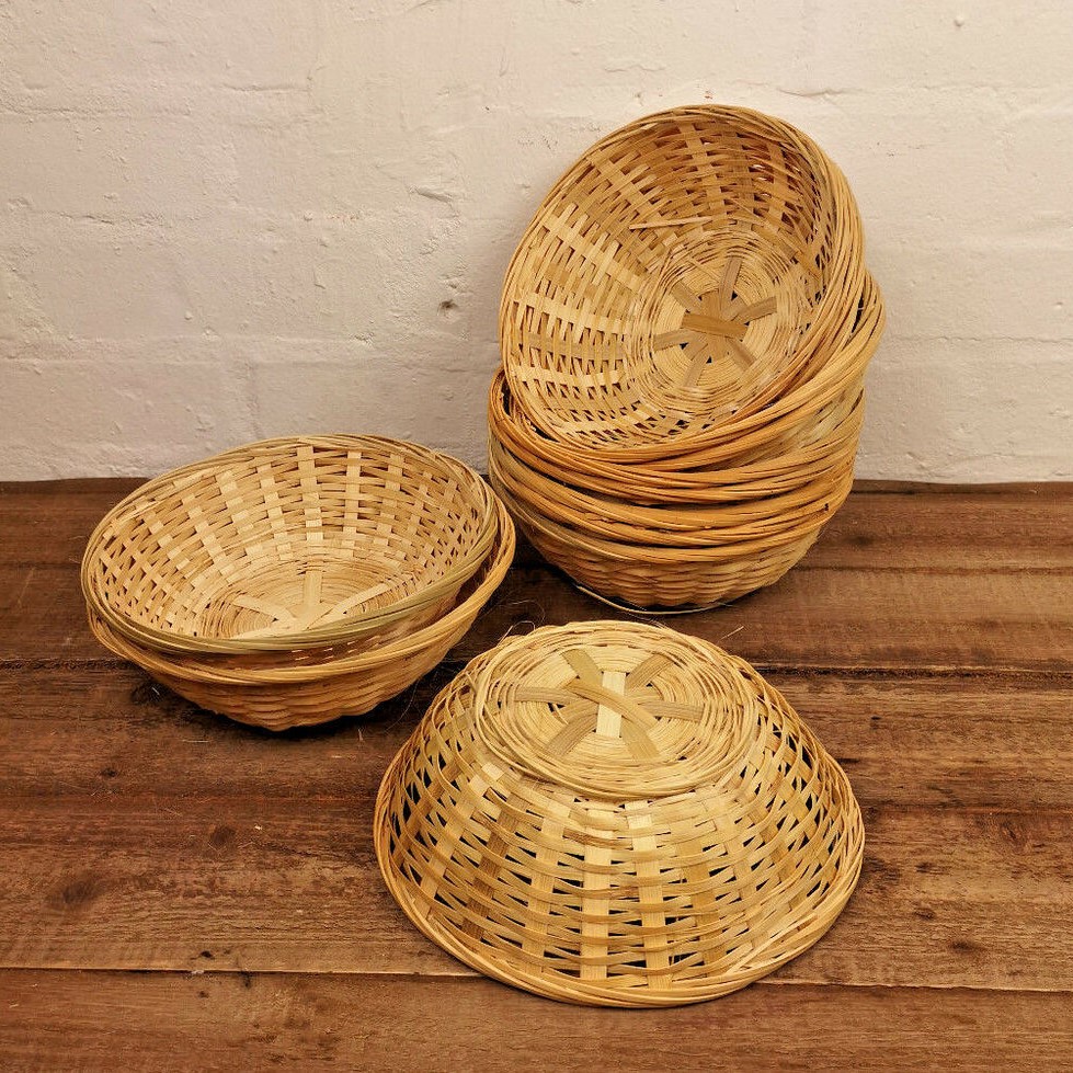 Homeware Bamboo Bread Basket/ Best selling Vietnamese crafts Bamboo Bread Tray