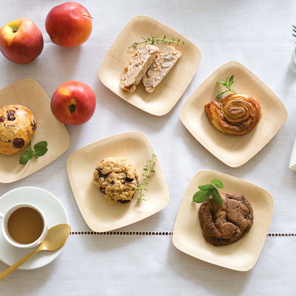 Wholesale Eco-friendly Bamboo Spare 3.5 In. plates instead plastic bpa free