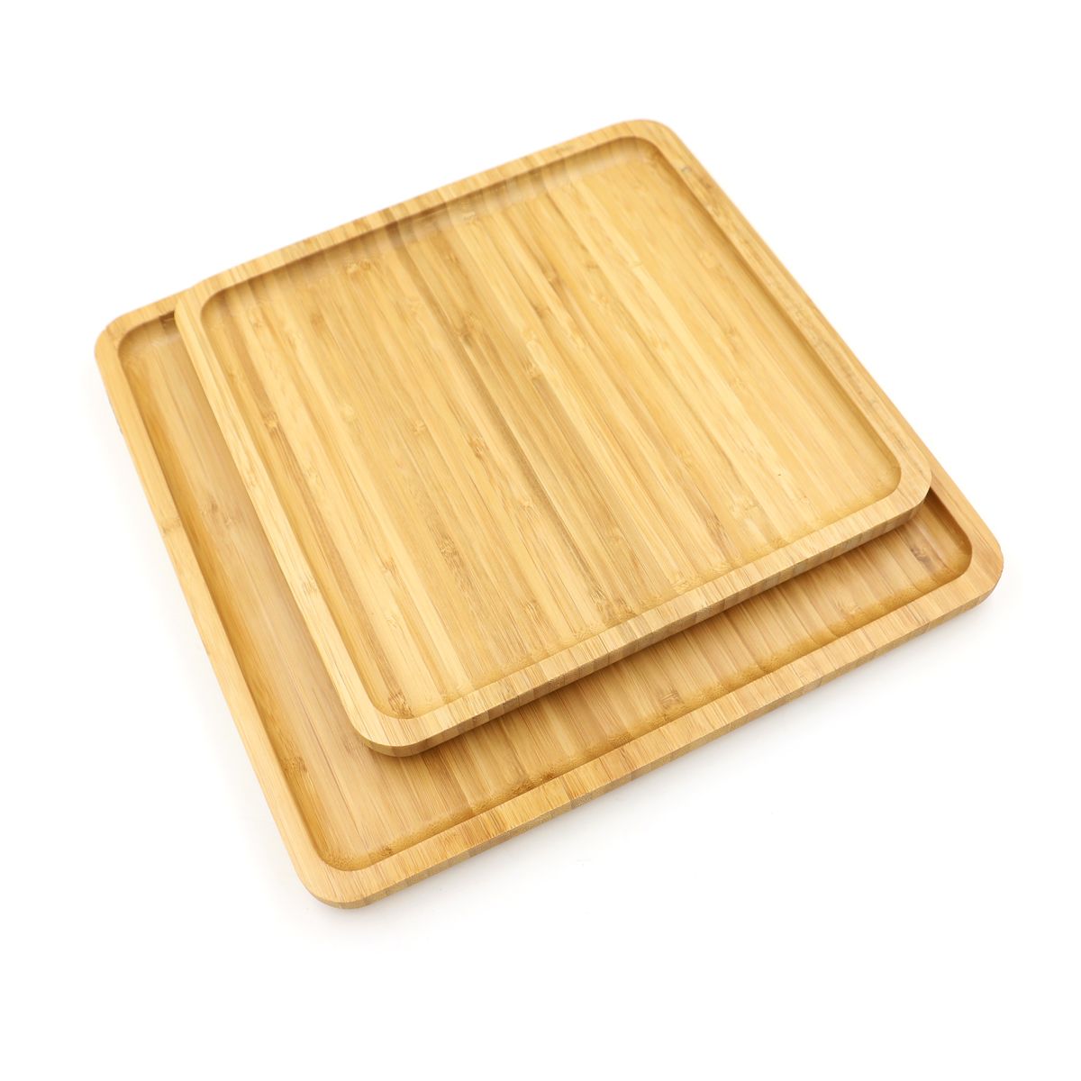Wholesale Eco-friendly Vietnamese Square Natural Organic Bamboo Tea Serving Tray