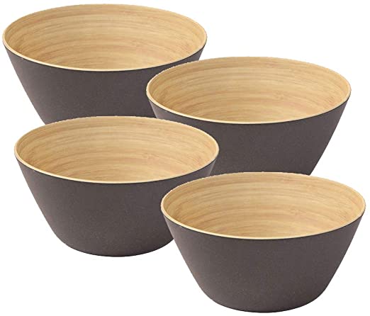Vietnam Factory Retail Organic Bamboo Rice Bowl / Dinnerware sets
