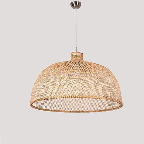 Modern handmade Wicker  Bamboo Pendant Lamp made in Vietnam