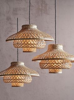 Natural Bamboo Ceiling Light
