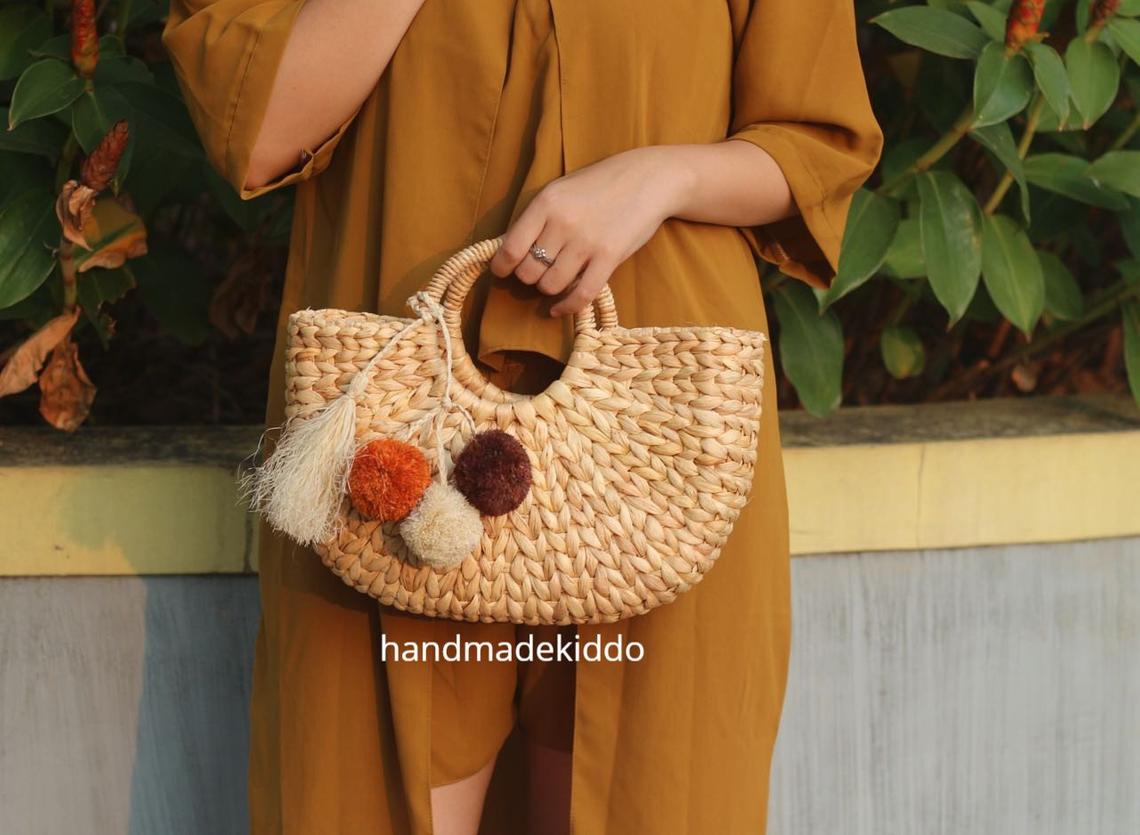 Excellent quality water hyacinth handbag