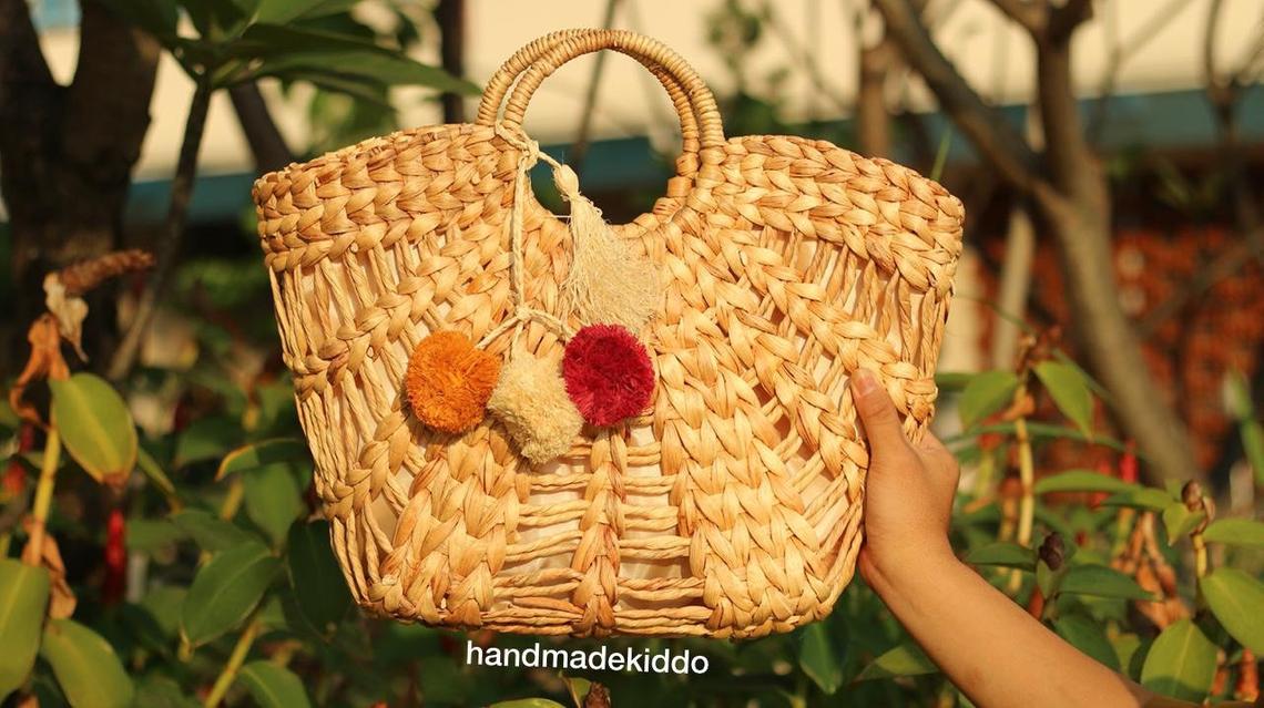 New collection water hyacinth handbag for holiday season made in Vietnam
