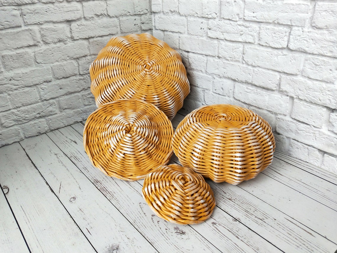 Rattan basket for onions potatoe and garlic 22
