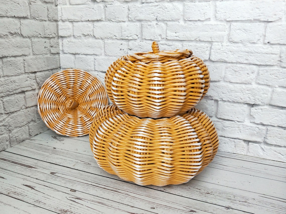 Rattan basket for onions potatoe and garlic 22