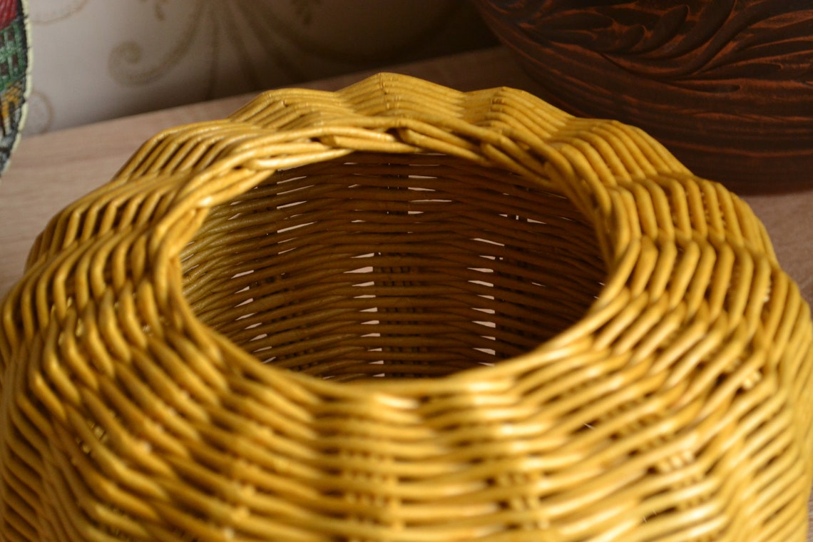 Rattan basket for onions potatoe and garlic 21