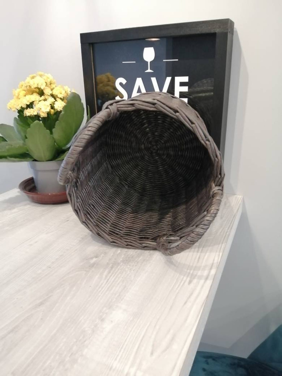 Rattan basket for onions potatoe and garlic 13