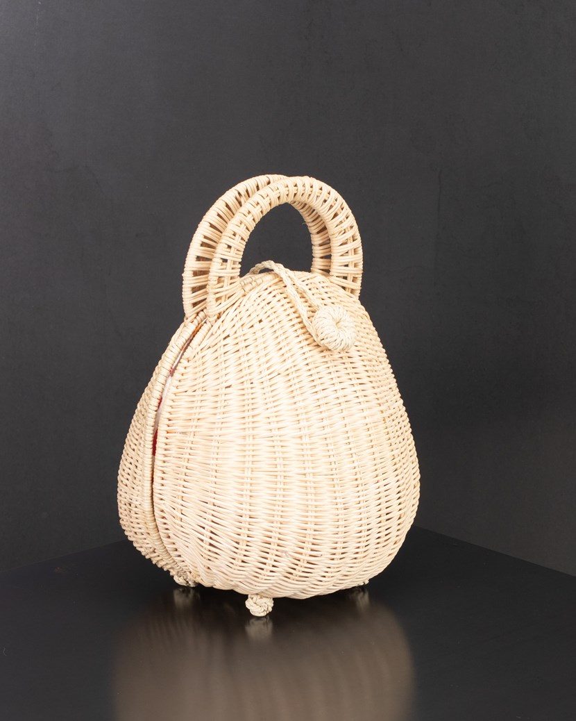 Best selling product Vietnam Luxury Rattan Ladies bags Woven Shell shape Vintage Small handbags for women