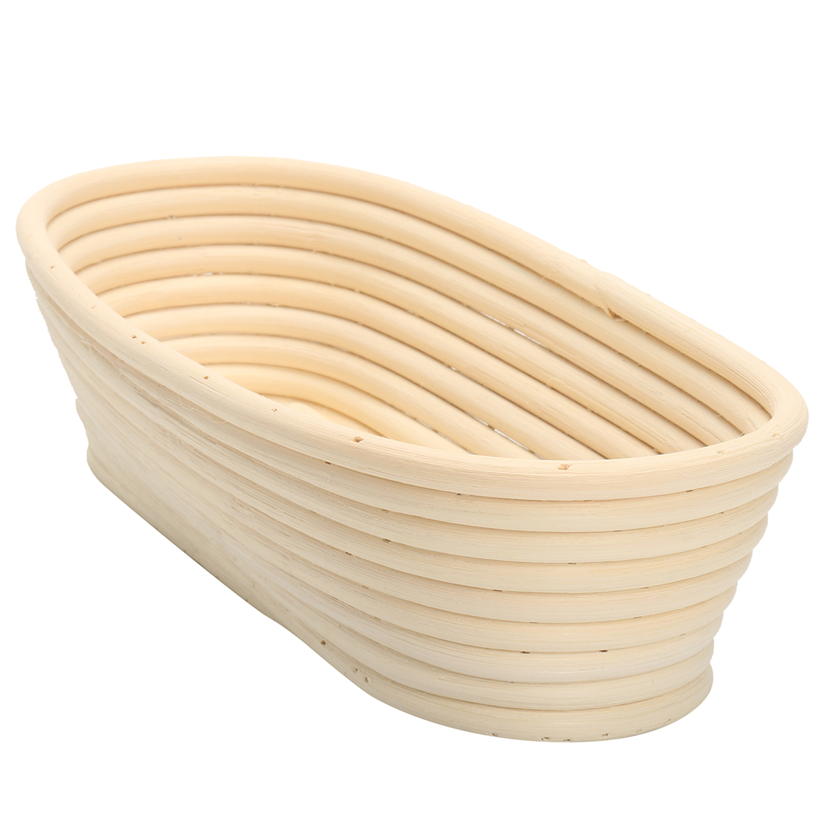Premium Quality Natural Rattan Long Oval Proofing Basket Loaf 4 sizes Professional Baking Tool for Bakery