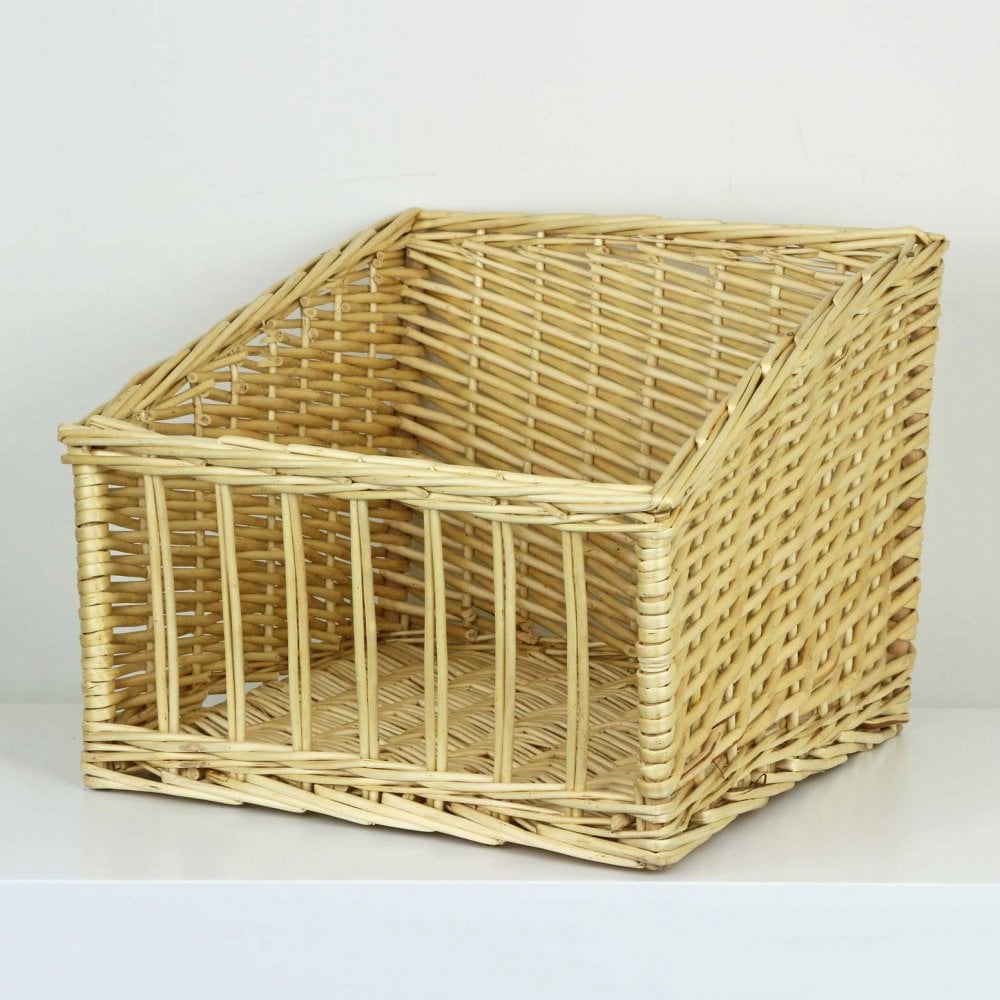 New Products ideas 2020 Eco-friendly Rattan Wicker Sloped Display Bread Basket for Bakery made in Vietnam