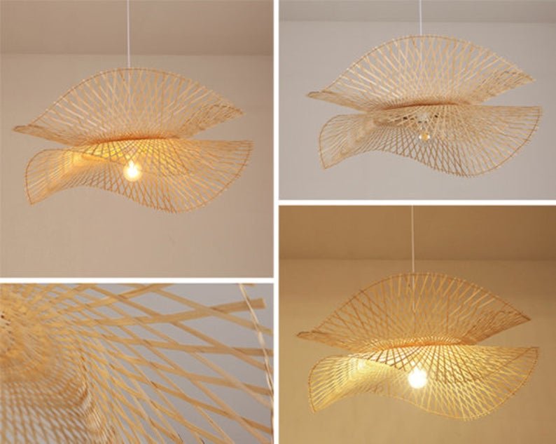 Eco-friendly Handmade Rattan Lampshade for Wall Hanging made in Vietnam