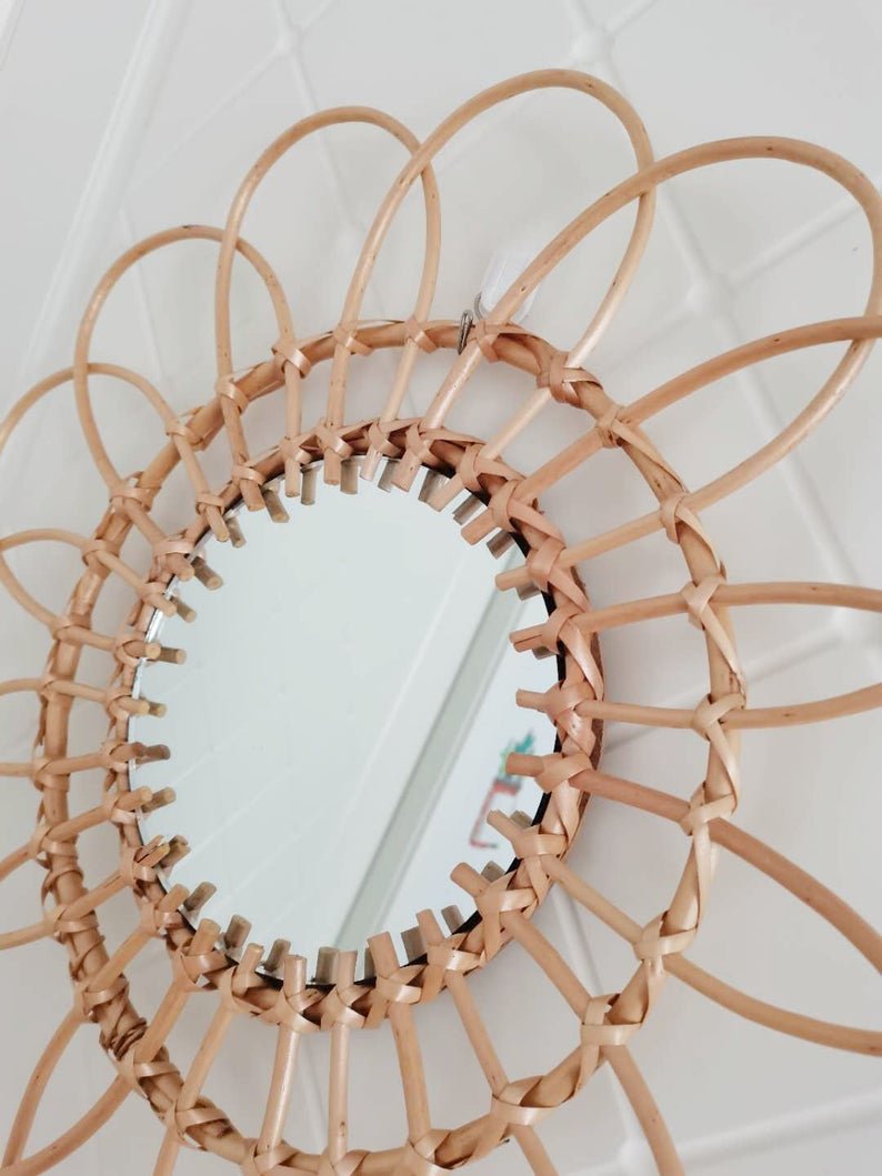 Hot Trend Rattan Wall Hanging basket Wall Decor Rattan Plate in Vietnam