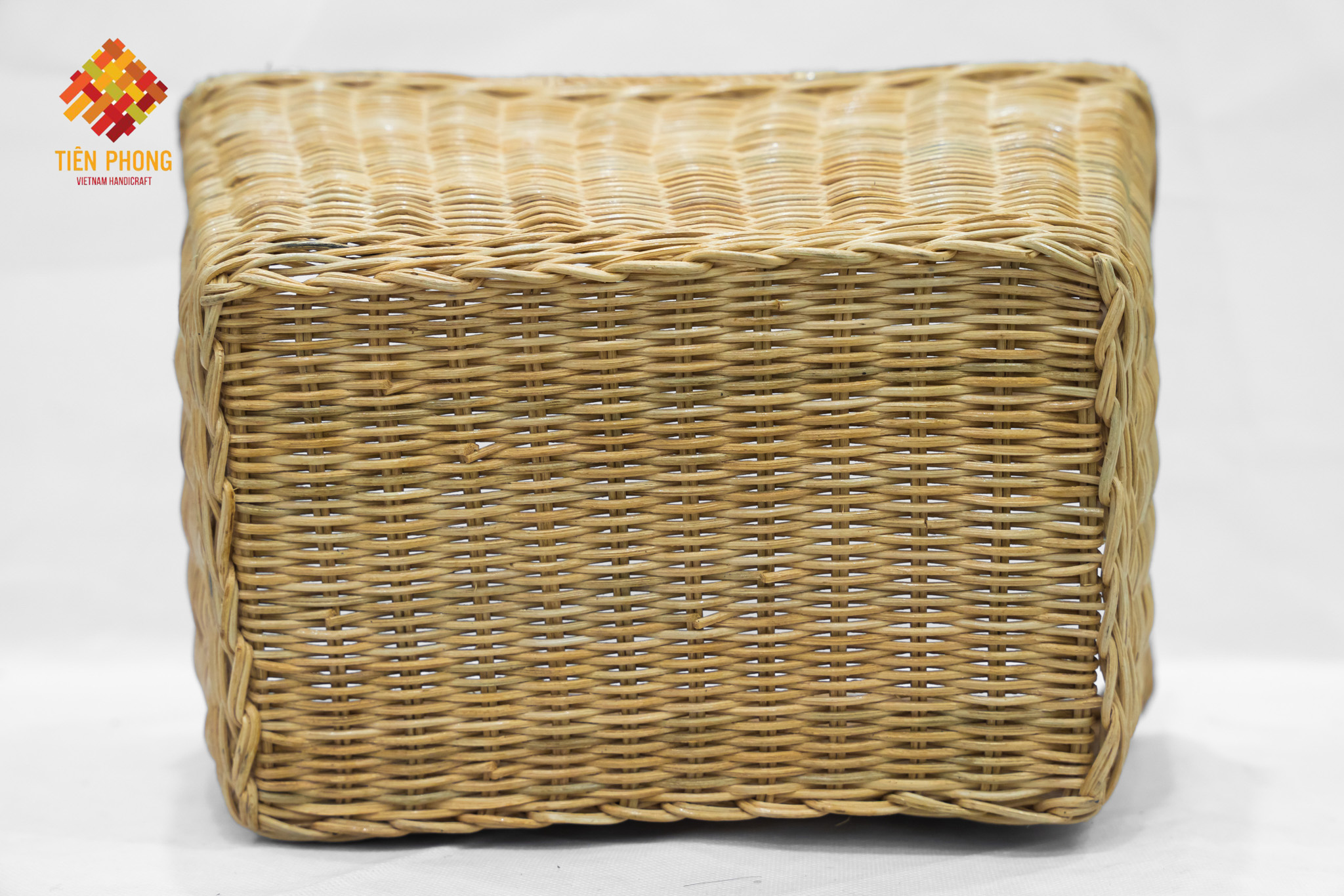 whole sales storage rattan basket with two handles