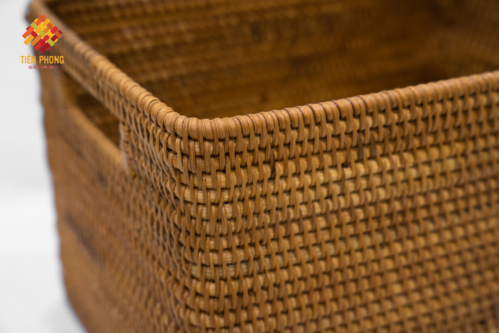 storage rattan basket for home