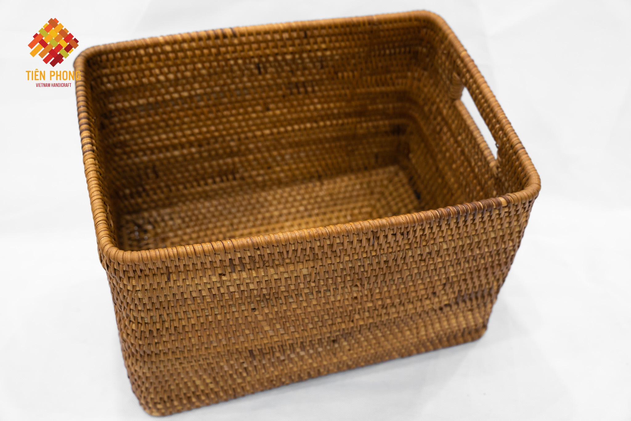 storage rattan basket for home