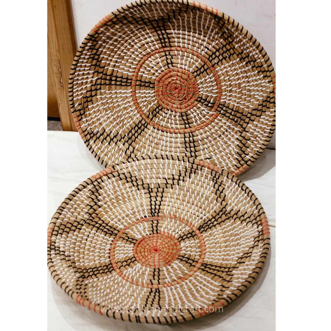 Hot sale Seagrass Hand Woven Wall Plate/ Wall Hanging Decoration/ Beautiful Wall Plates for Dinner and Tablewares