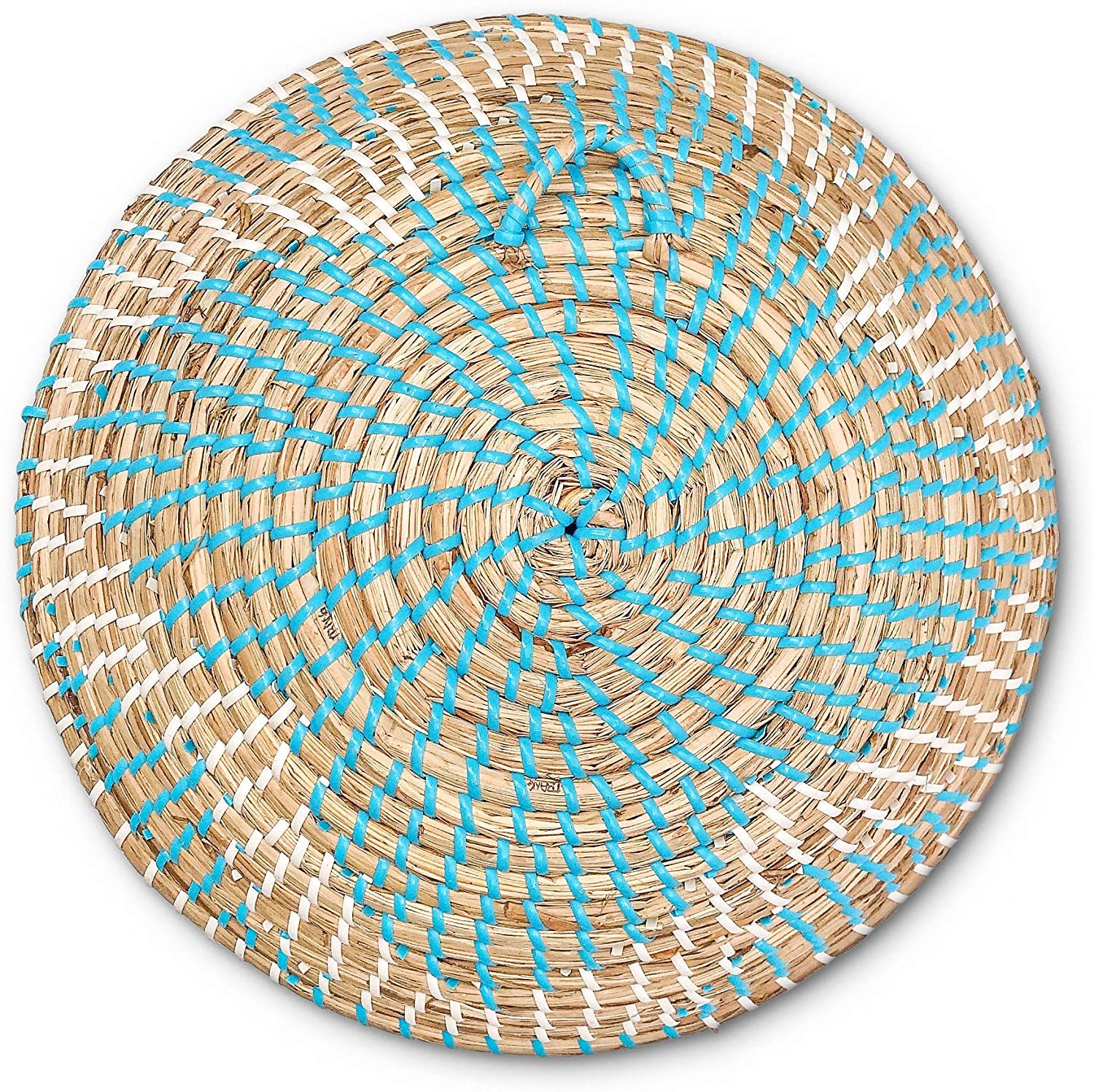Allegories Woven Basket Bowl Wall Hanging/Handmade Decorative Bowl with Hook