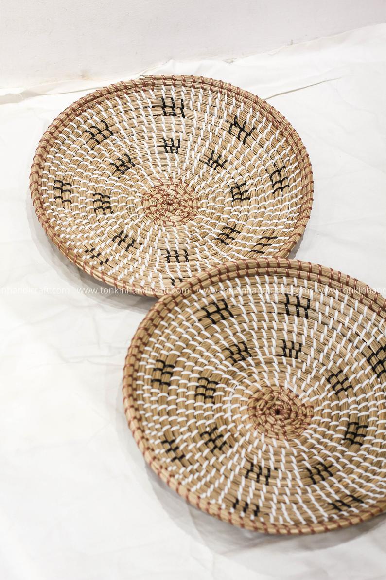 New Style Braided Mat Heat Resistant Hot Insulation, Vintage Natural Wall decoration, Decor Table Top Tableware