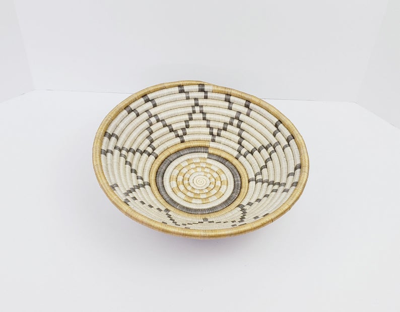 Retail High Quality set of 5 African Wall Hanging Plates, Luxury Wicker Handmade Decorative House, Party Decor