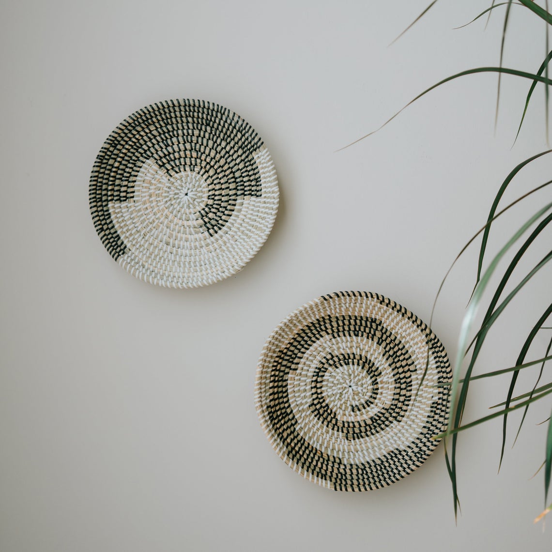 New designed Creative Seagrass Wall Plate/ Hand Weaving Basket Wall Hanging Decoration
