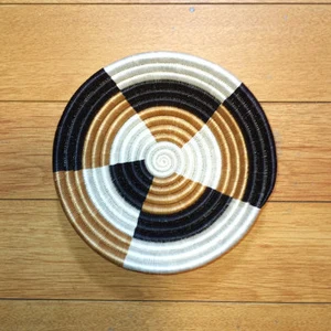 Woven wall basket set, Wall hanging baskets, Basket wall decor, African wall basket, woven bowls, Hanging wall baskets, Decorative baskets