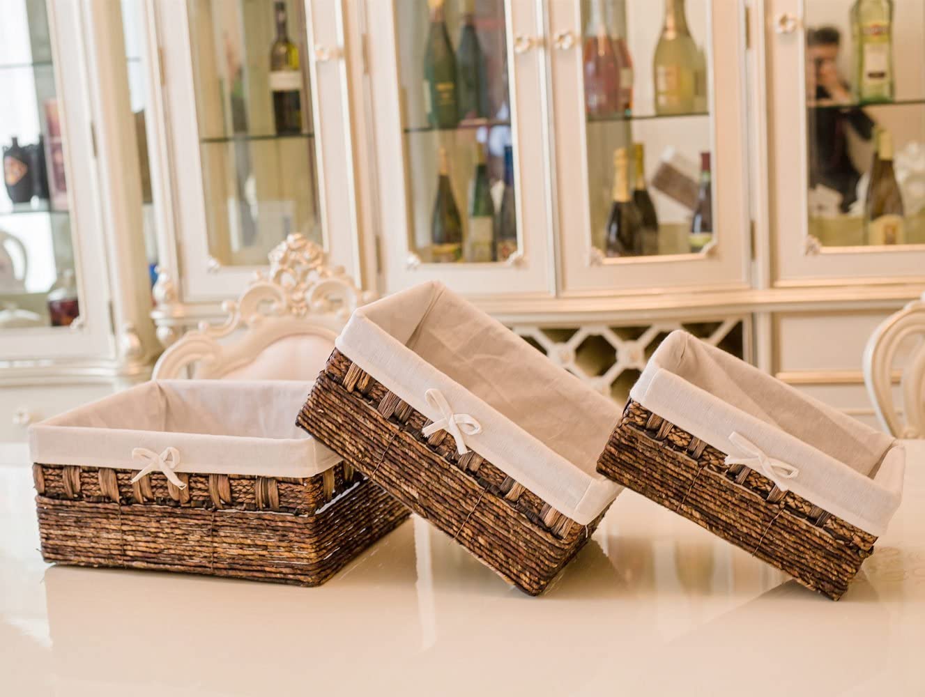 Hot sale water hyacinth banetton bread proofing basket made in Vietnam