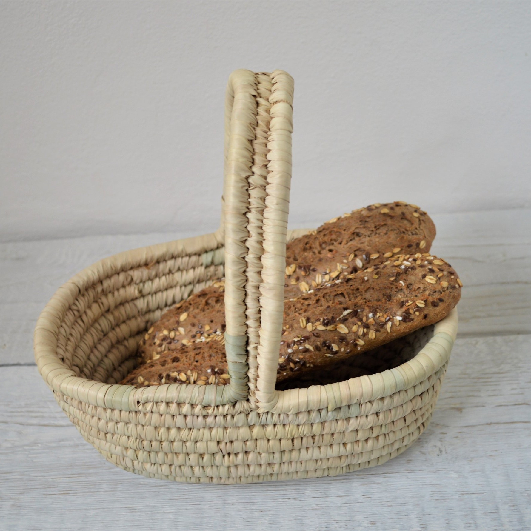 Water Hyacinth/Rattan/Seagrass Wicker liner bread baskets for food & fruit bowl made in Vietnam