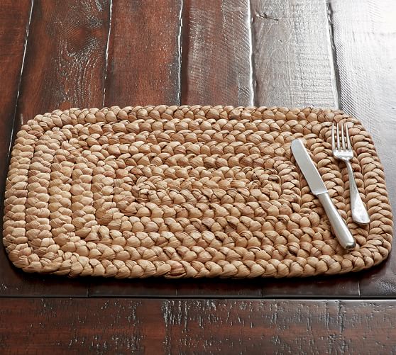 Best Price Vietnam Manufacturer Hand Woven Water Hyacinth Non-Slip Placemat with Heat Resistant function for Tablewares Plate