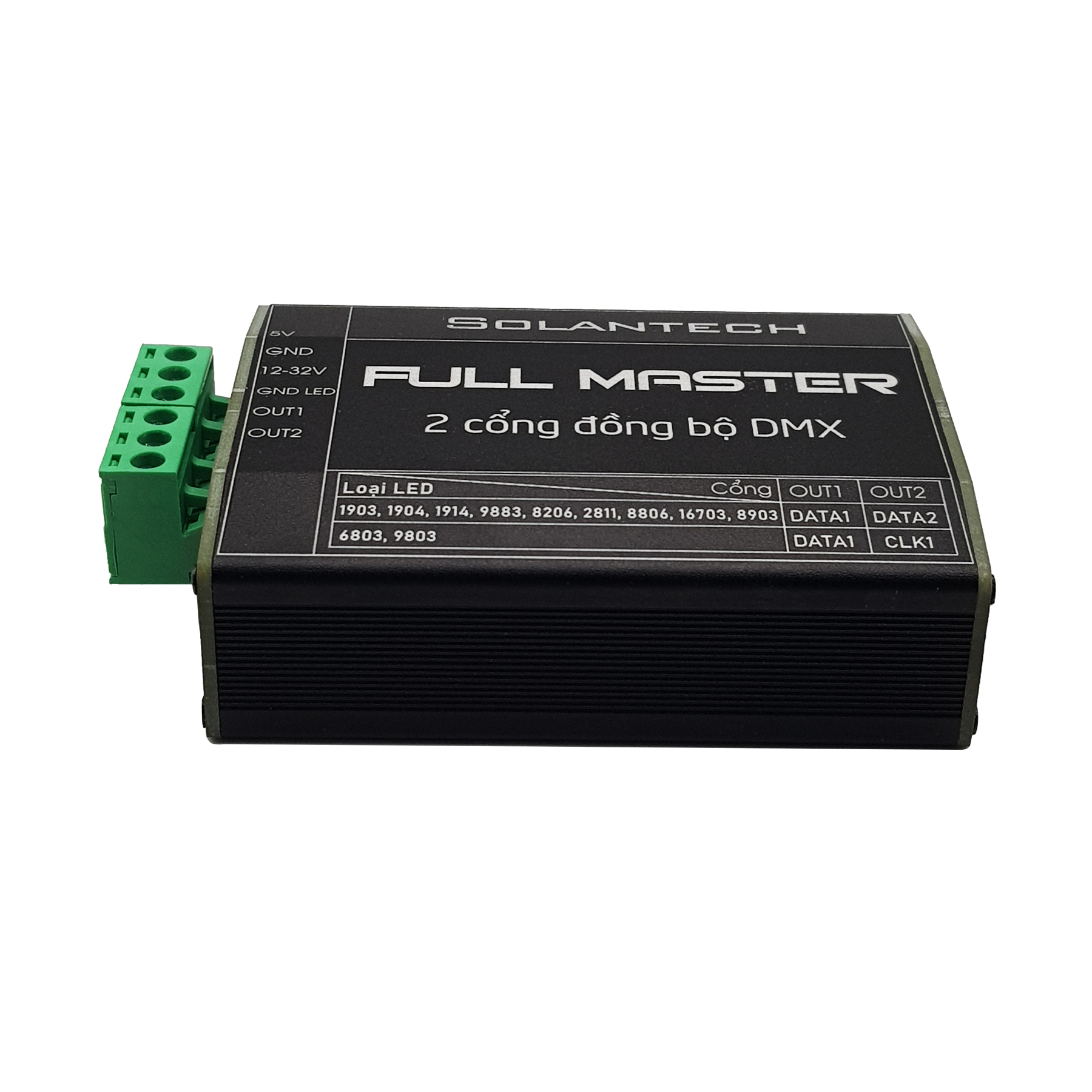MẠCH FULL MASTER 2 CỔNG ĐỒNG BỘ DMX | solantech