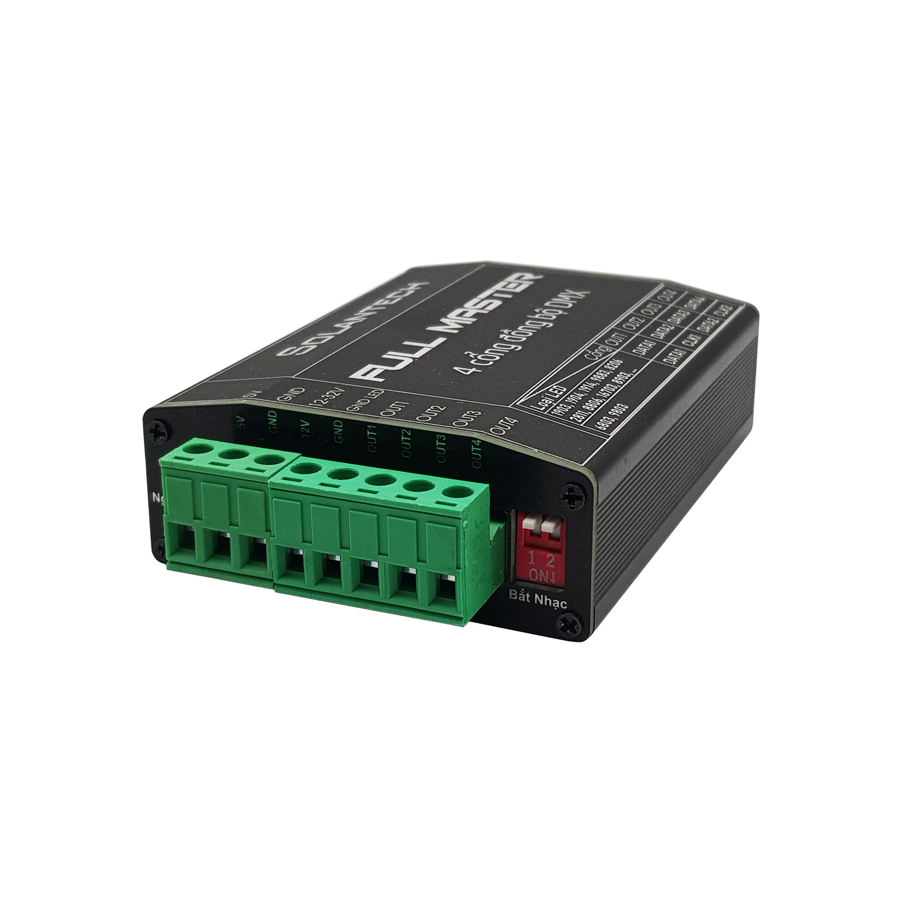 MẠCH FULL MASTER 4 CỔNG ĐỒNG BỘ DMX | solantech