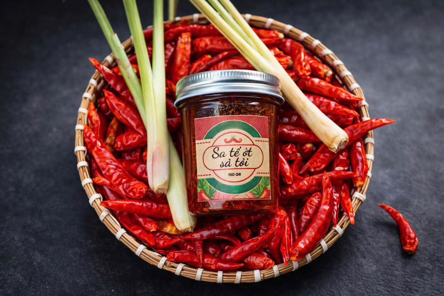 🌶️ SA TẾ ỚT SẢ TỎI – VỊ CAY THƠM TỪ VƯỜN