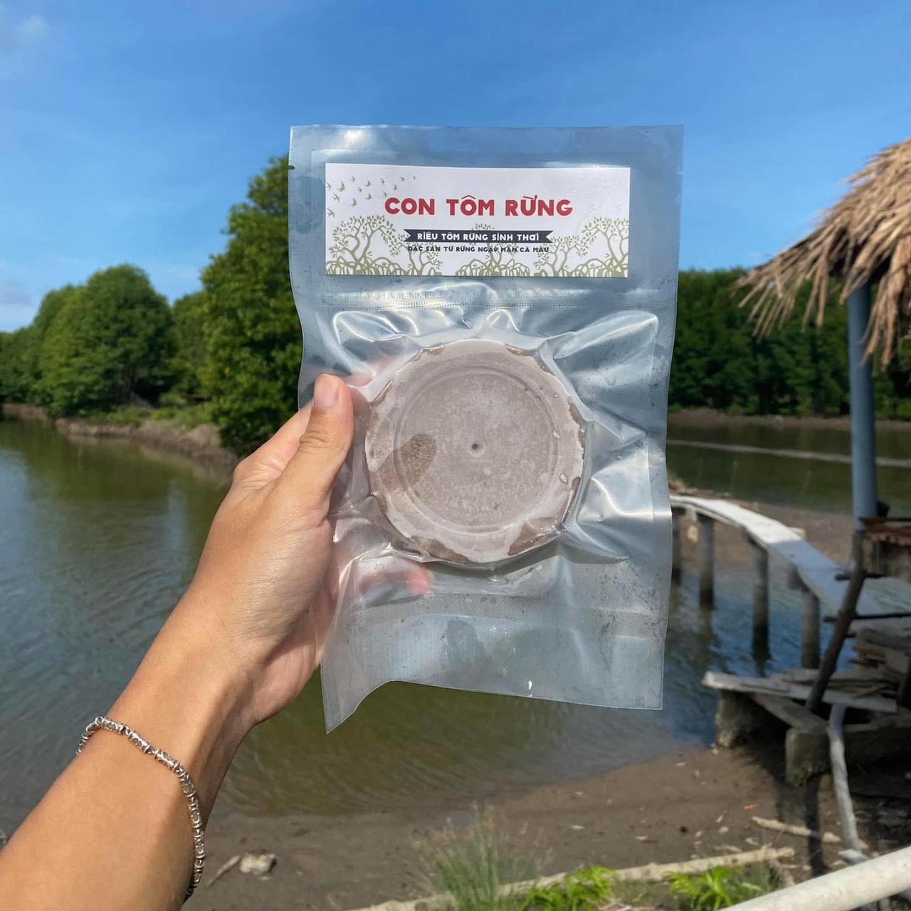 RIÊU TÔM CON TÔM RỪNG - 150gr Organic Mart