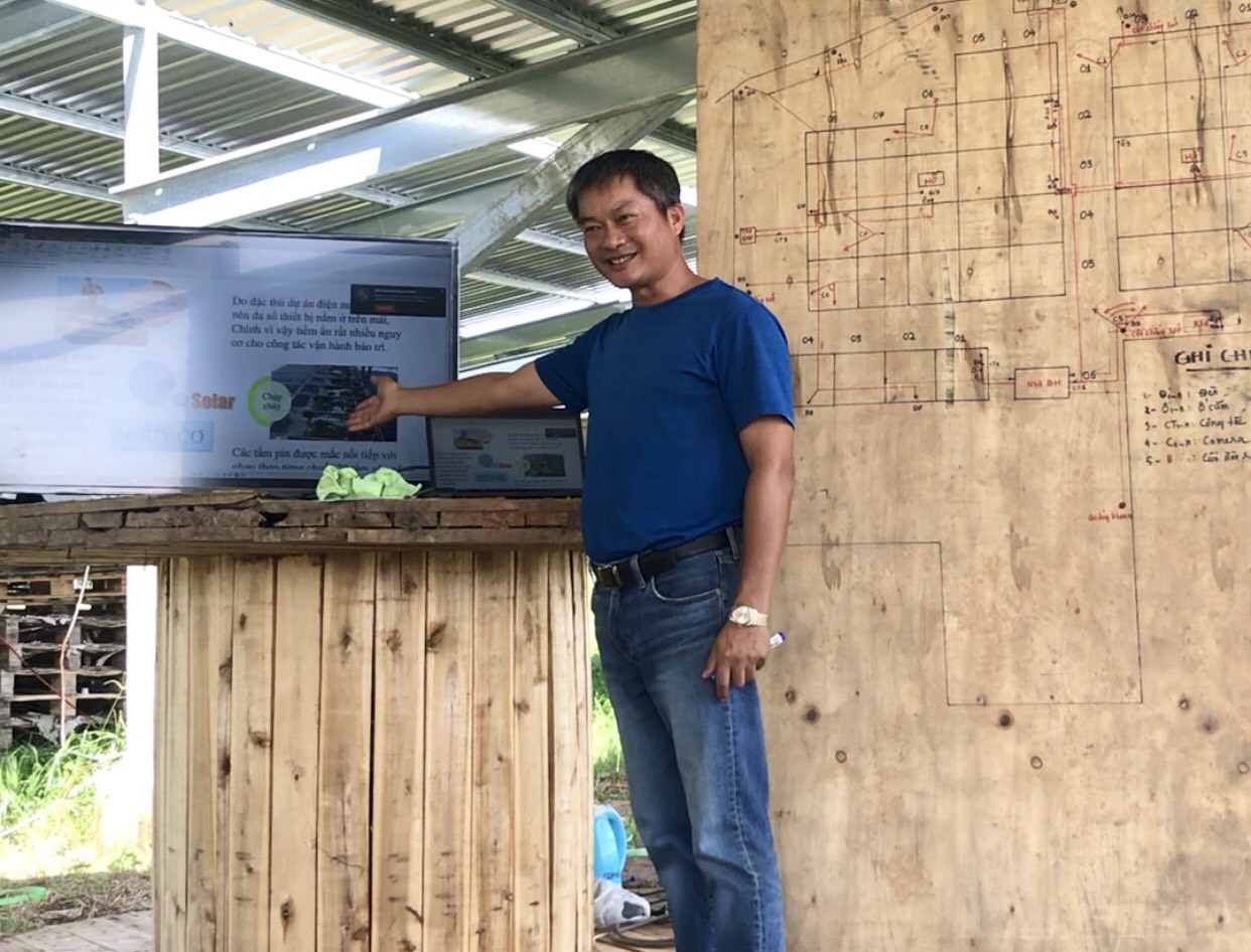 Đào tạo nội bộ chuyên đề O&M của công ty Solar Việt Nam cho các CBCNV đang làm việc tại các dự án Điện mặt trời.