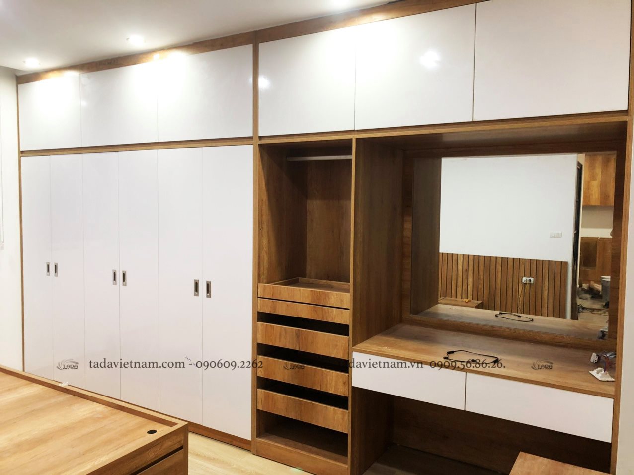 Feedback combo nội thất mã màu 445 tone màu sồi sáng