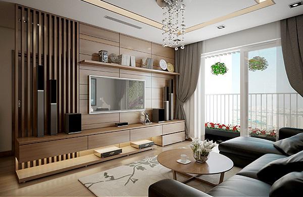 Thiết kế nội thất phòng khách hiện đại đẹp tinh tế tại Gia Bảo Group