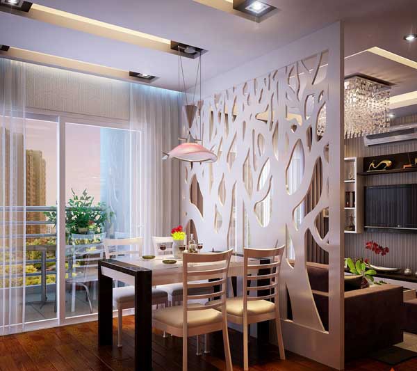 Xu hướng vách ngăn phòng khách và bếp giá rẻ HOT nhất hiện nay