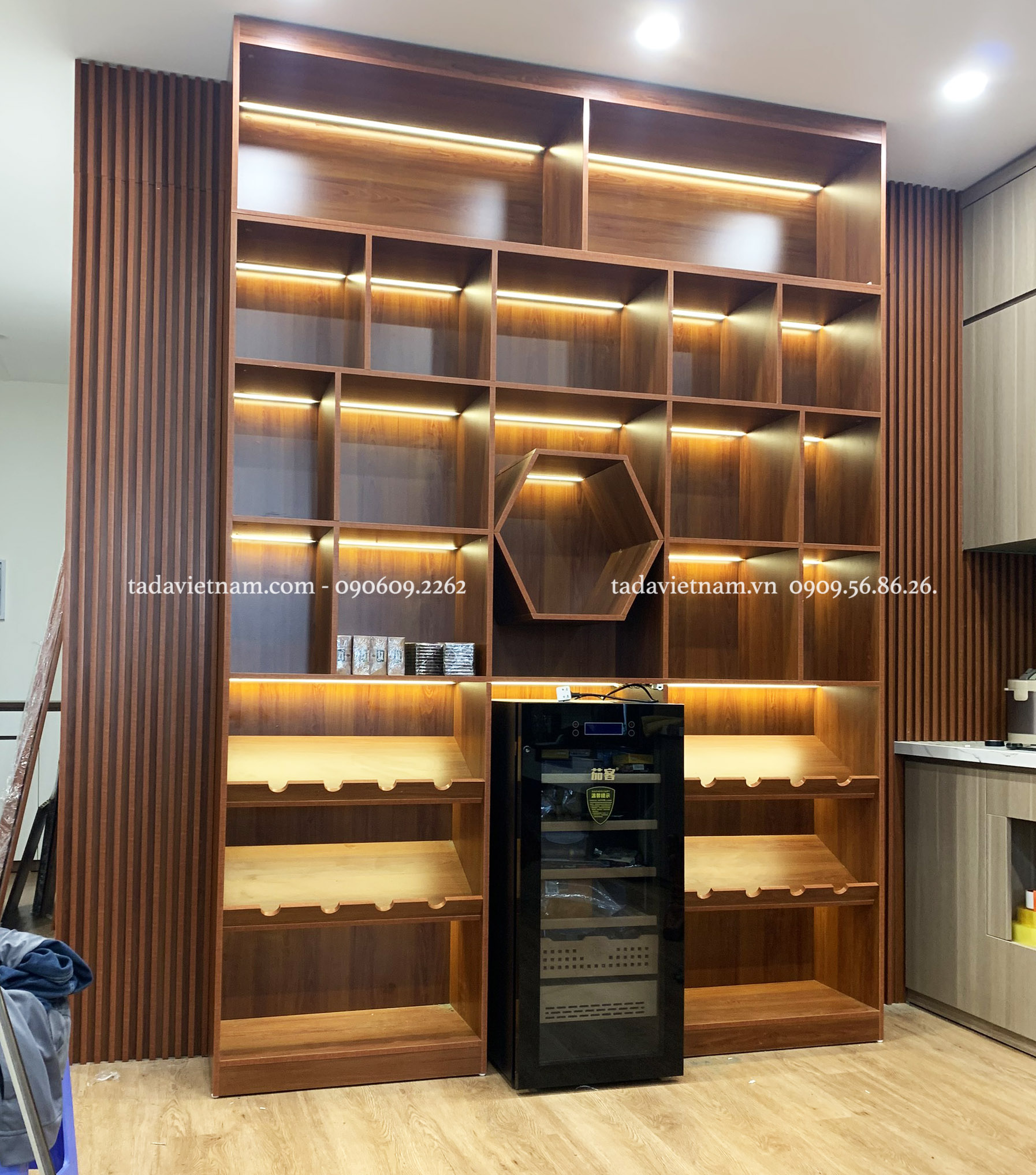 Nội thất phòng khách với mã màu 911